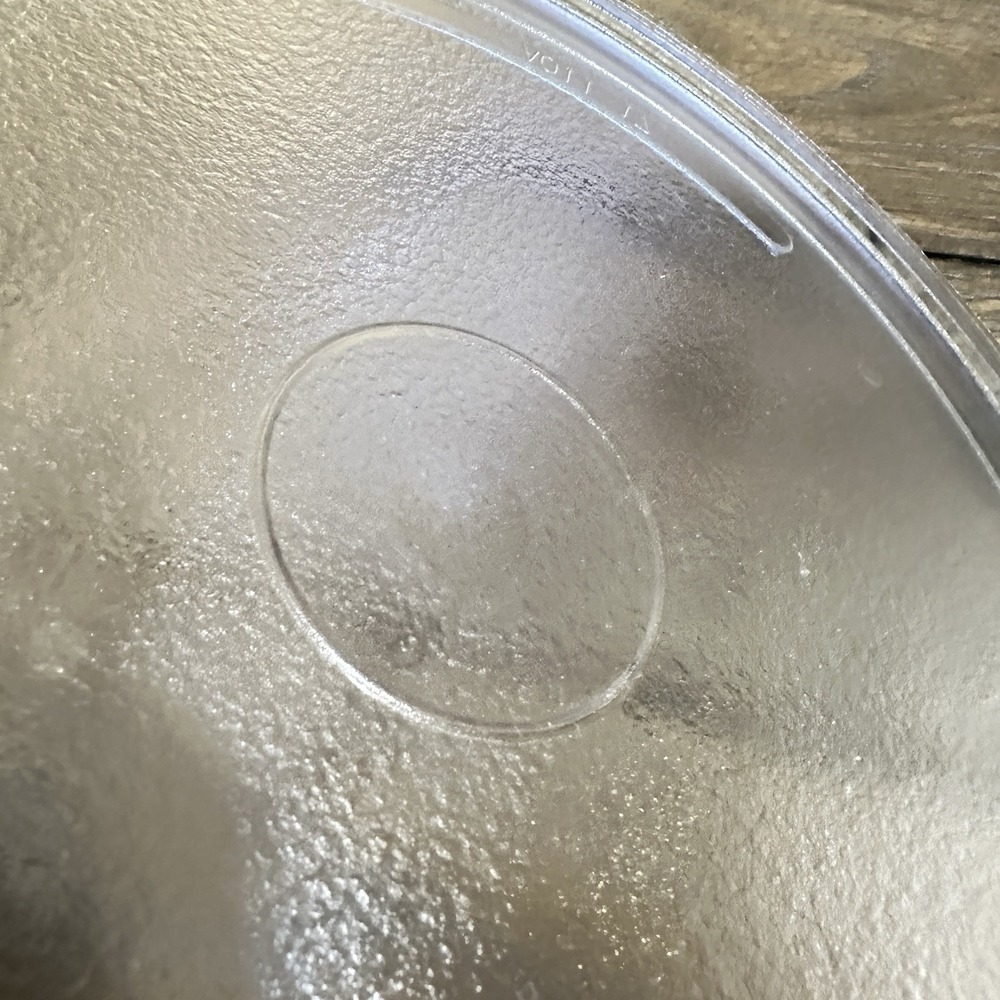 Microwave Turntable Plate 12" Frosted Glass Replacement - Universal _Fits Most